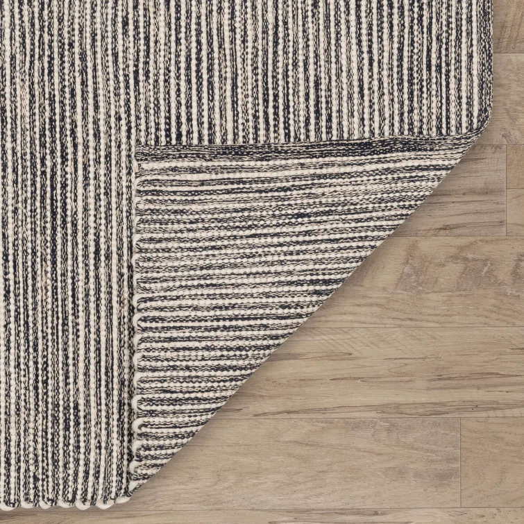 Solid Grey Handwoven Handwoven Indoor/Outdoor Rug