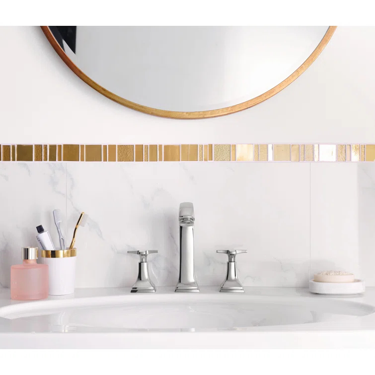 Hansgrohe Metropol Classic Widespread Faucet 160 with Cross Handles and Drain Assembly, 1.2 GPM