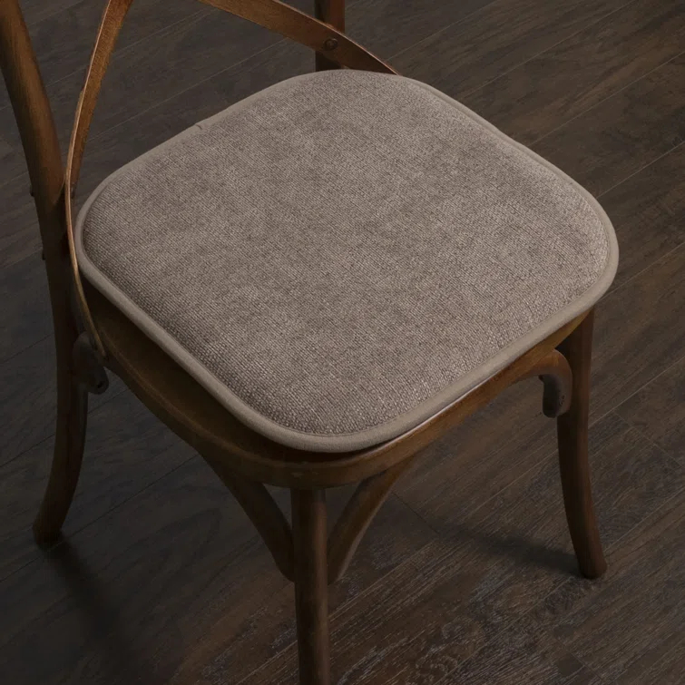 Alexis Memory Foam No Slip Back 16" x 16" Chair Pad Cushion