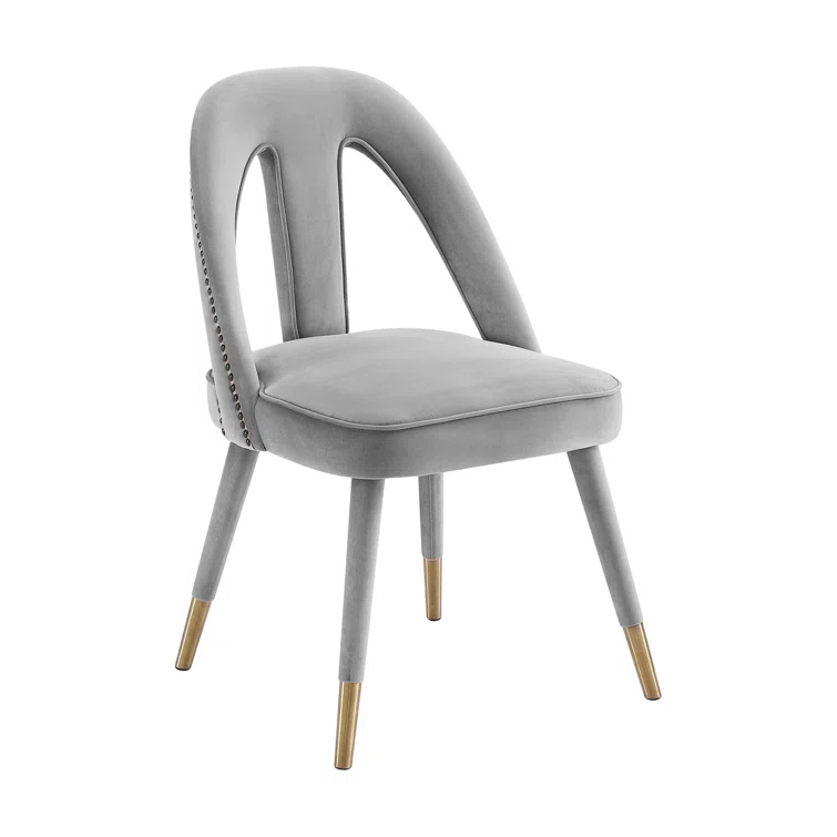 Petra 19.3'' H Velvet Upholstered Side Chair