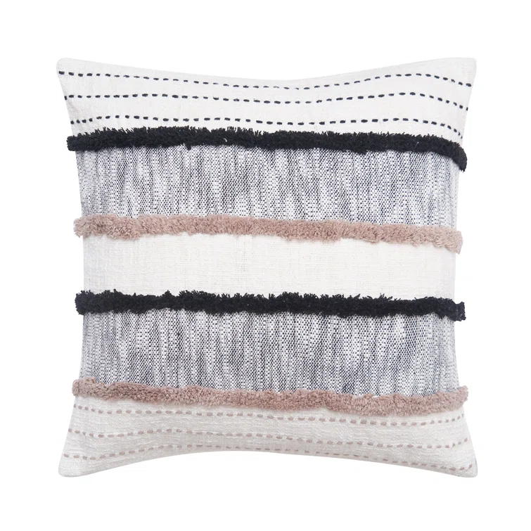 Benn Tufted Woven Decorative Throw Pillow