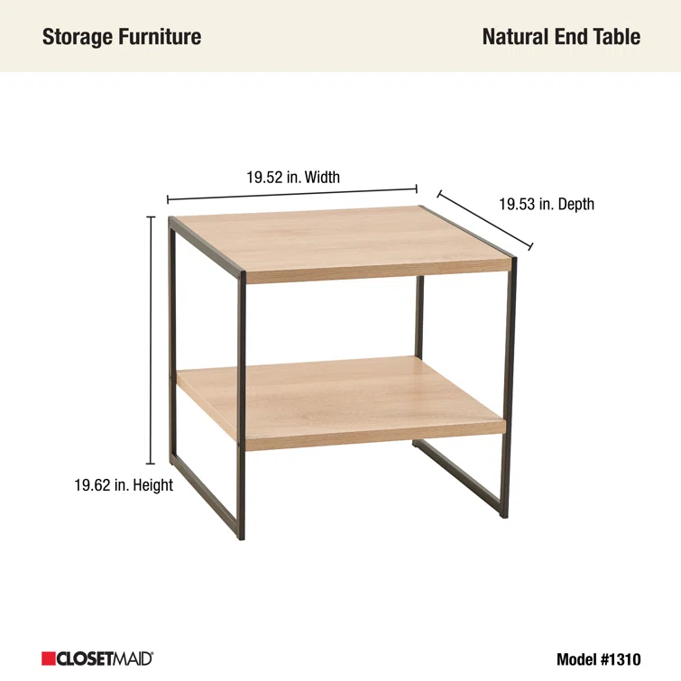 ClosetMaid Industrial End Table