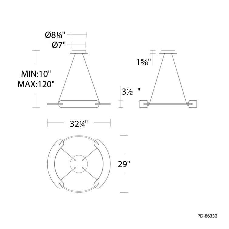 Ilios 1 - Light LED Geometric Pendant