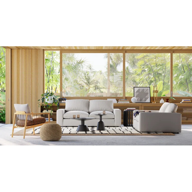 Rodriguez Upholstered Pouf