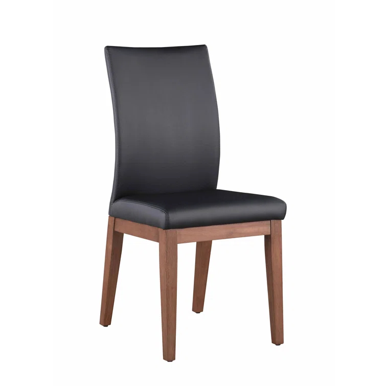 Emma Curved Back Side Chair w/ Solid Wood Frame - 2 per box