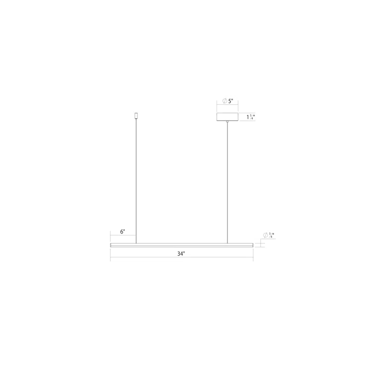 Fino 1 - Light LED Simple Pendant
