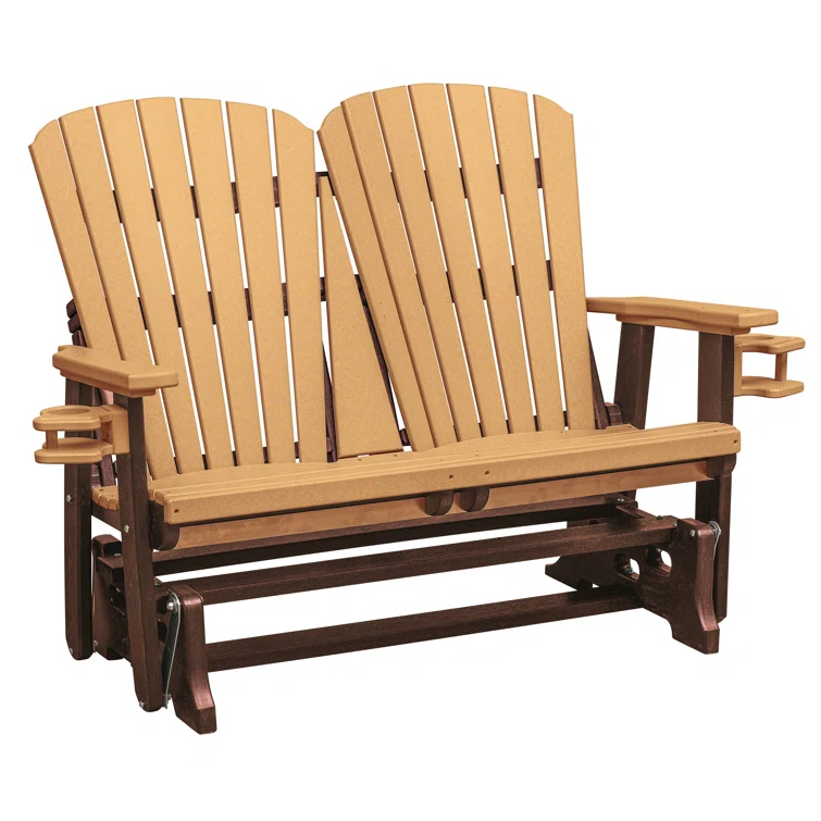 Outdoor Gliding Plastic Bench