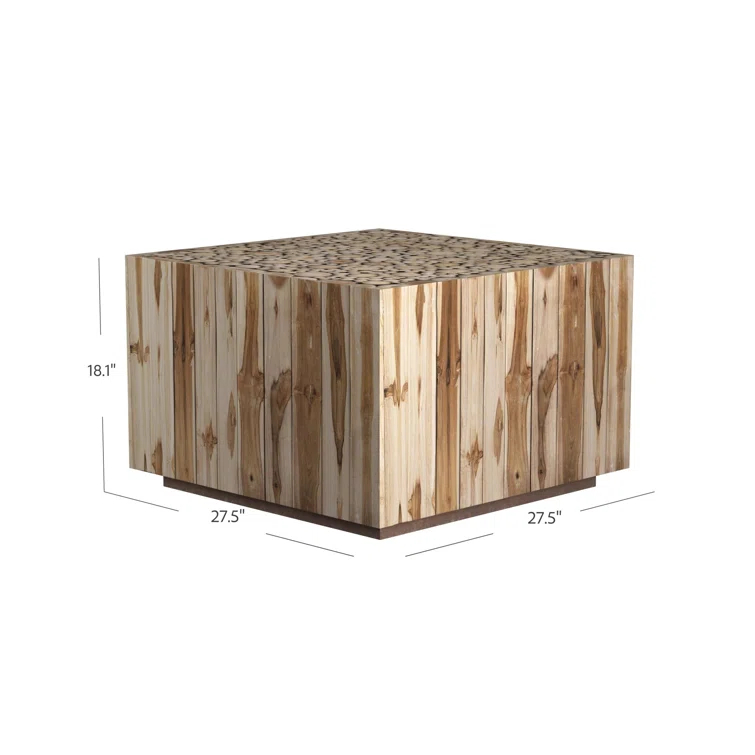 Fonda Solid Wood Coffee Table