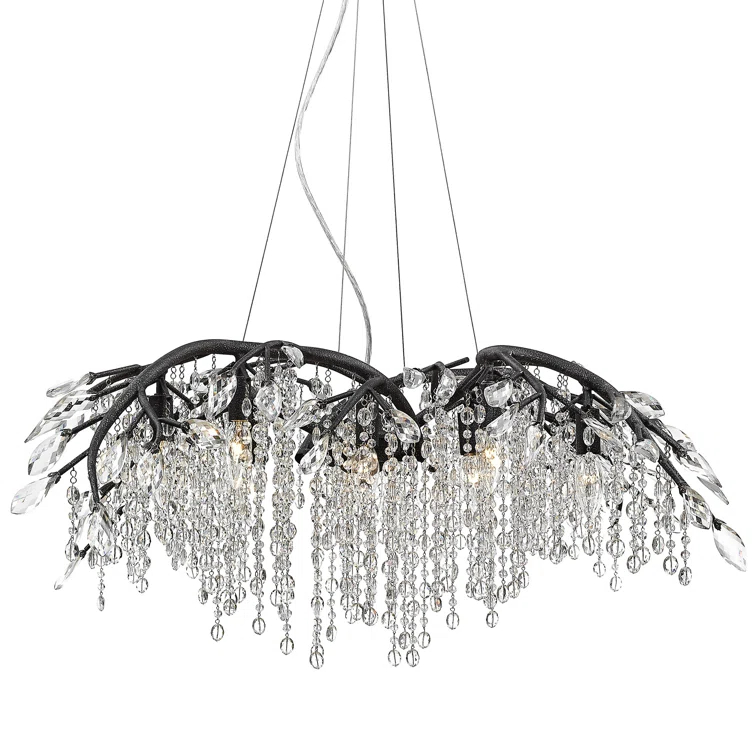 Willa Arlo™ Interiors Montriel 12 - Light Unique / Statement Geometric Chandelier with Crystal Accents & Reviews | Wayfair