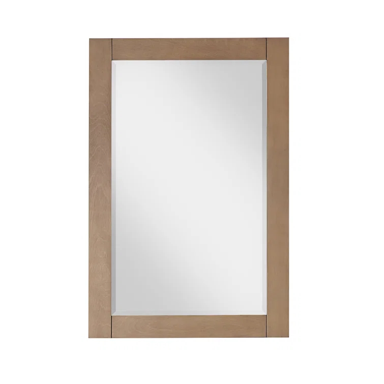 Ivy Wood Flat Wall Mirror