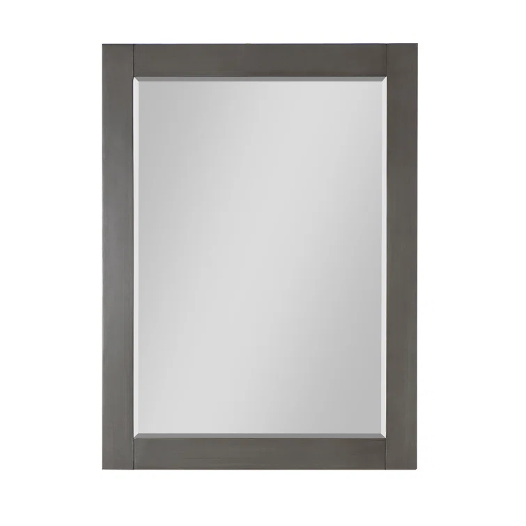 Ivy Wood Flat Wall Mirror