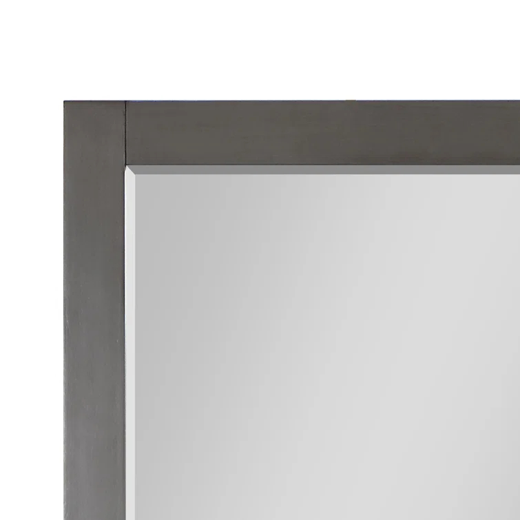 Ivy Wood Flat Wall Mirror