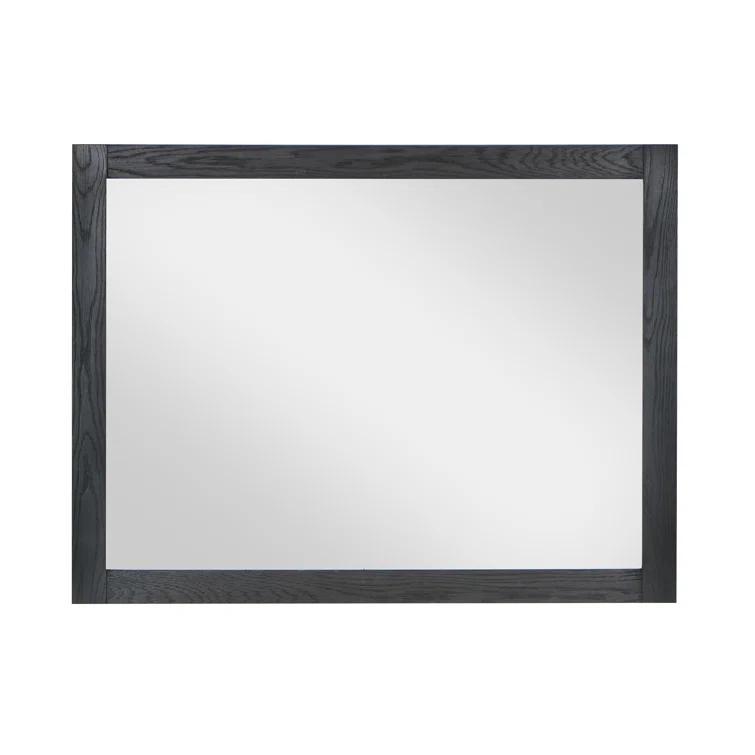 Ivy Wood Flat Wall Mirror