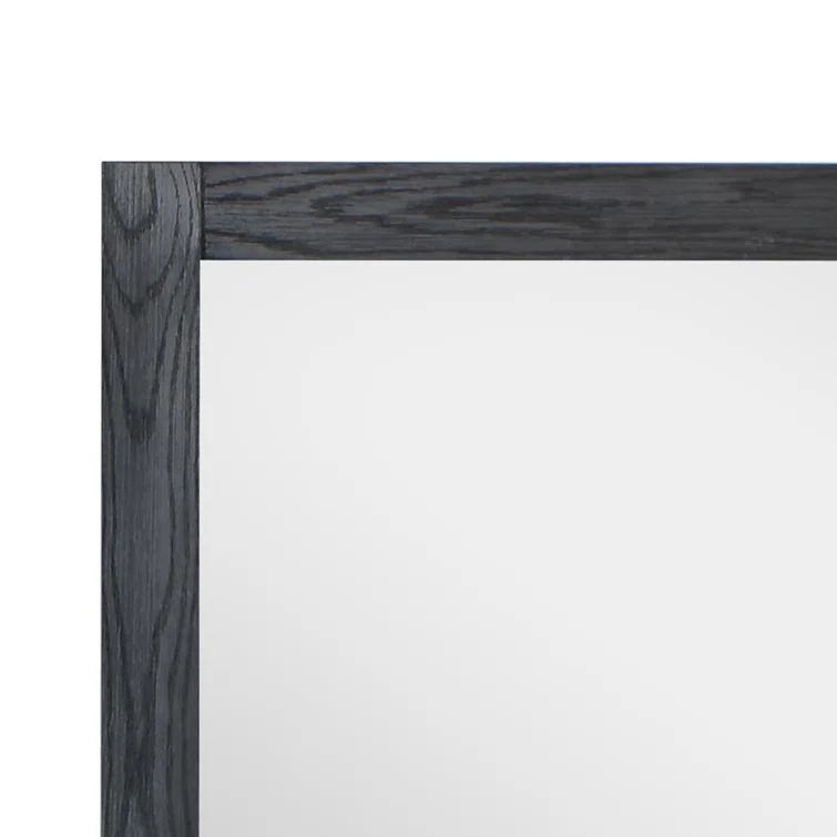 Ivy Wood Flat Wall Mirror