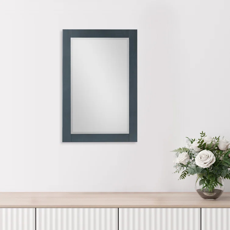 Ivy Wood Flat Wall Mirror