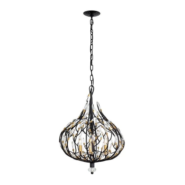 Bask 3 - Light Teardrop Pendant