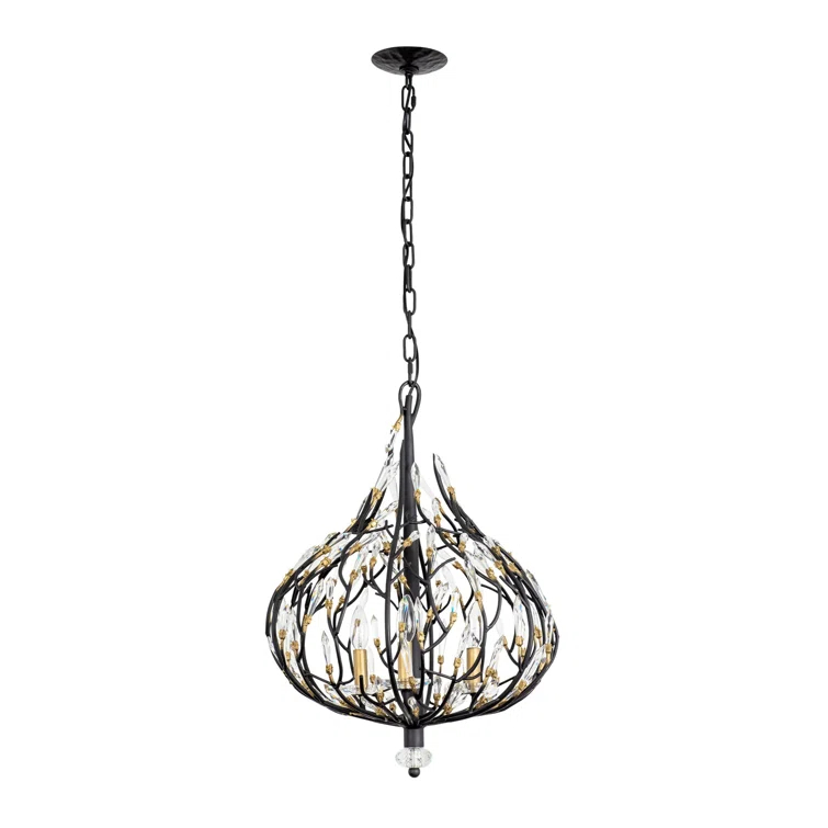 Bask 3 - Light Teardrop Pendant