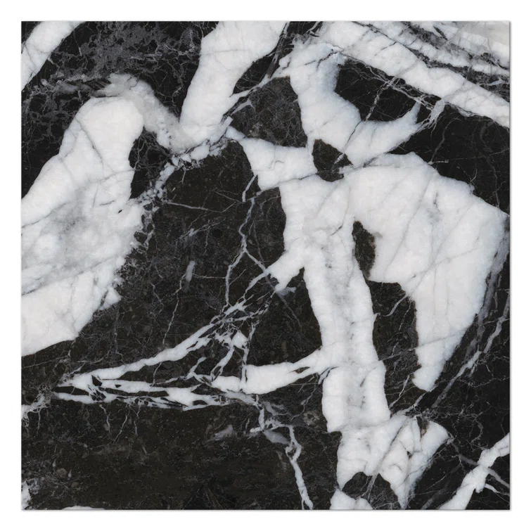 Supreme Tile Senzia Square 7.87 in. x 7.87 in. Matte Porcelain Marble look Floor and Wall Tile