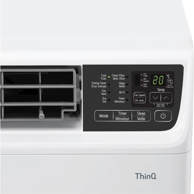 LG 14,000 BTU DUAL Inverter Smart Wi-Fi Enabled Window Air Conditioner for up to 700 sq. ft.