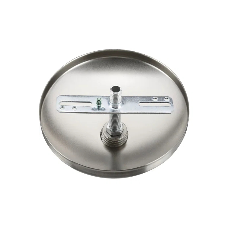 Aspen Creative 21511-12 Canopy Kit, 5"D with Collar Loop, 1" Center Hole, Oil Rubbed Bronze, 2PK