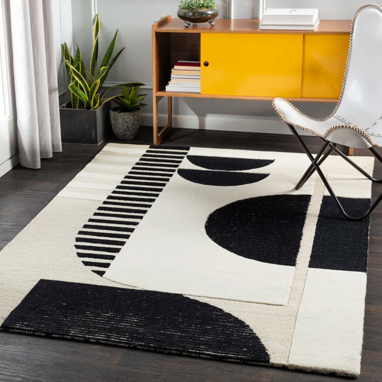 Sola Wool Cream/Black/Light Beige Rug