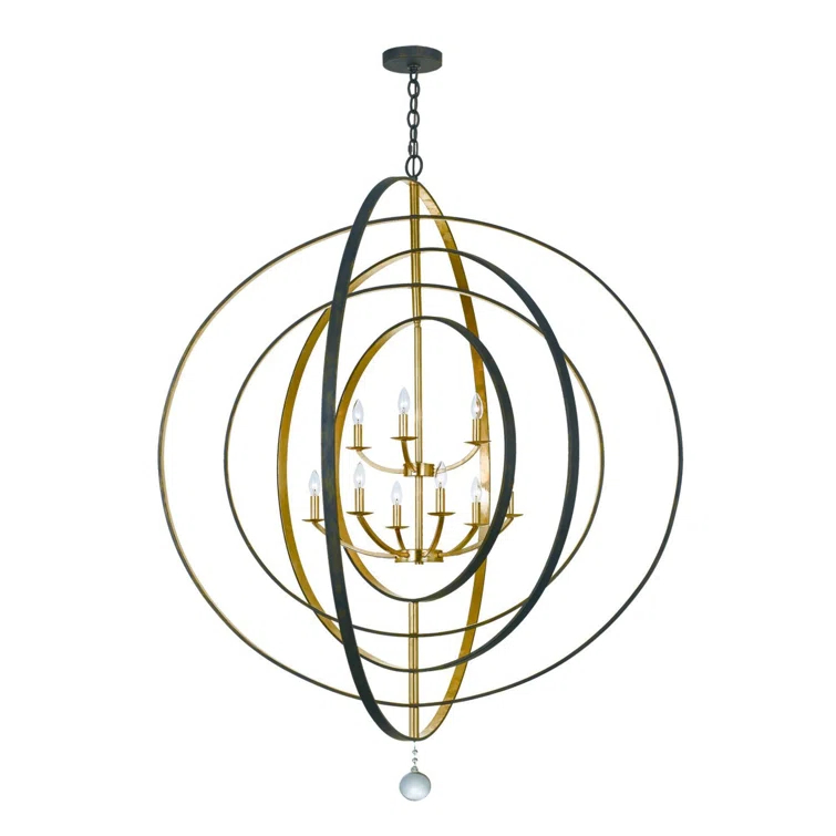 Salas 9 - Light Dimmable Globe Chandelier