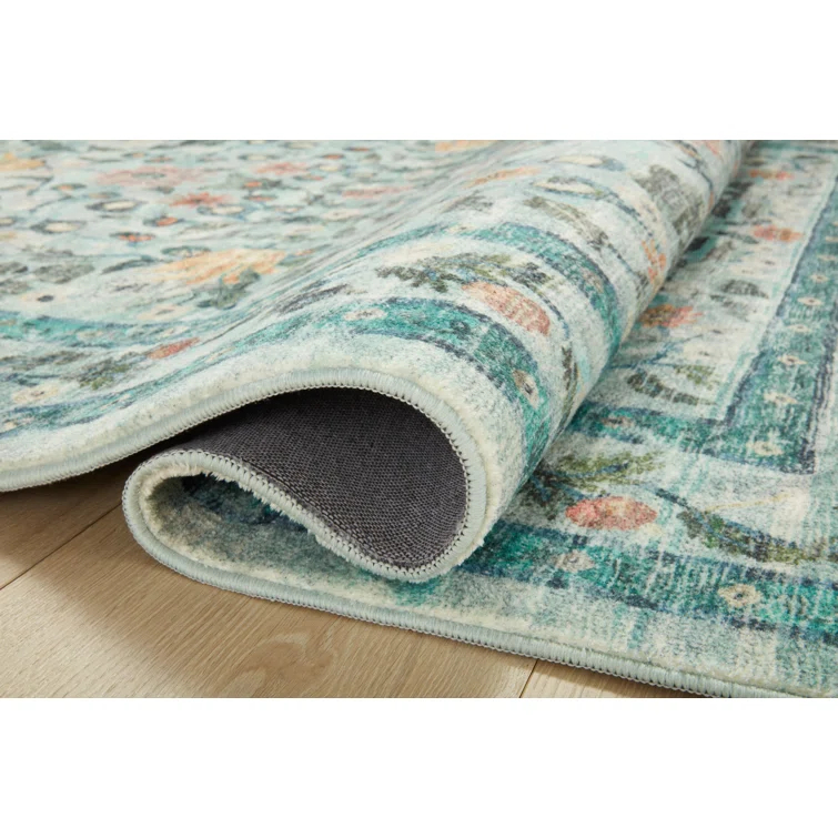Rifle Paper Co. x Loloi Courtyard Sage Area Rug feat. CloudPile