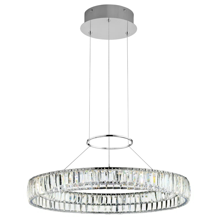Salime Dimmable LED Wagon Wheel Chandelier