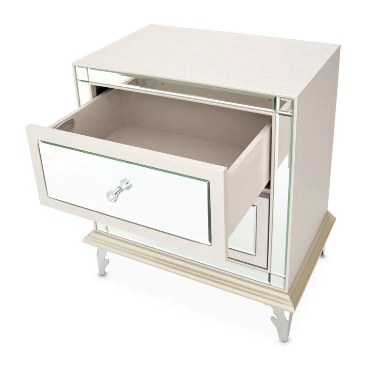 Hollywood Loft Upholstered Nightstand