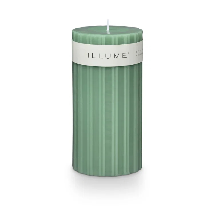 Selin Hinoki Sage Pillar Candle