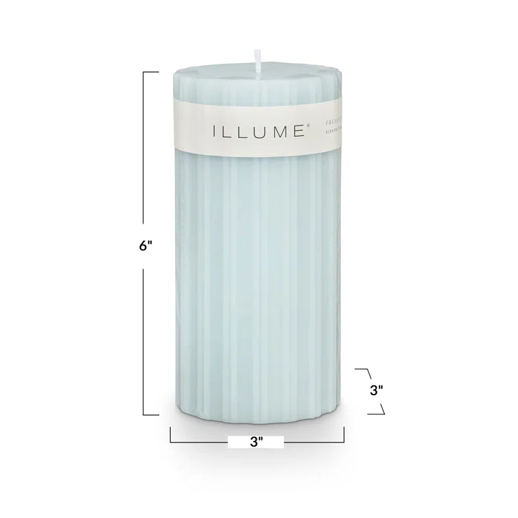 Seline Fresh Sea Salt Pillar Candle
