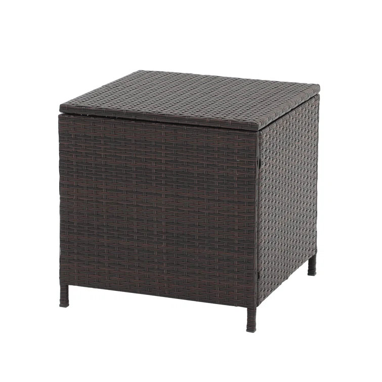 Caimin Square Wicker/Rattan Outdoor Side Table