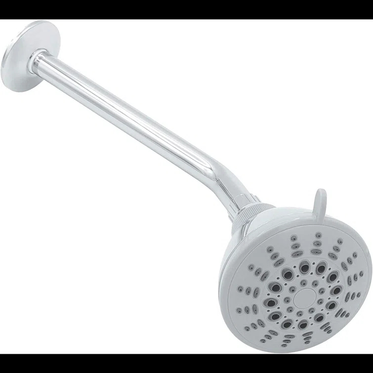 Shower Arm 10 Inch, ½ Inch IPS US Standard, Stainless Steel With Flange Universal Fit, Polished Chrome Finish