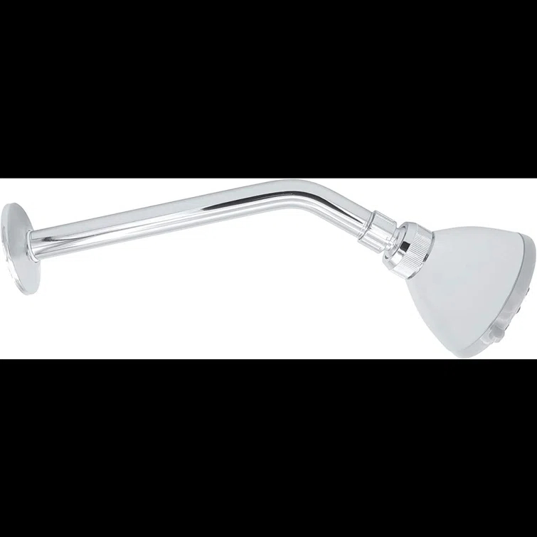 Shower Arm 10 Inch, ½ Inch IPS US Standard, Stainless Steel With Flange Universal Fit, Polished Chrome Finish