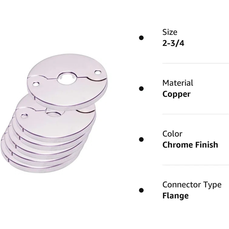 Floor And Ceiling Plate Cover Split Flange