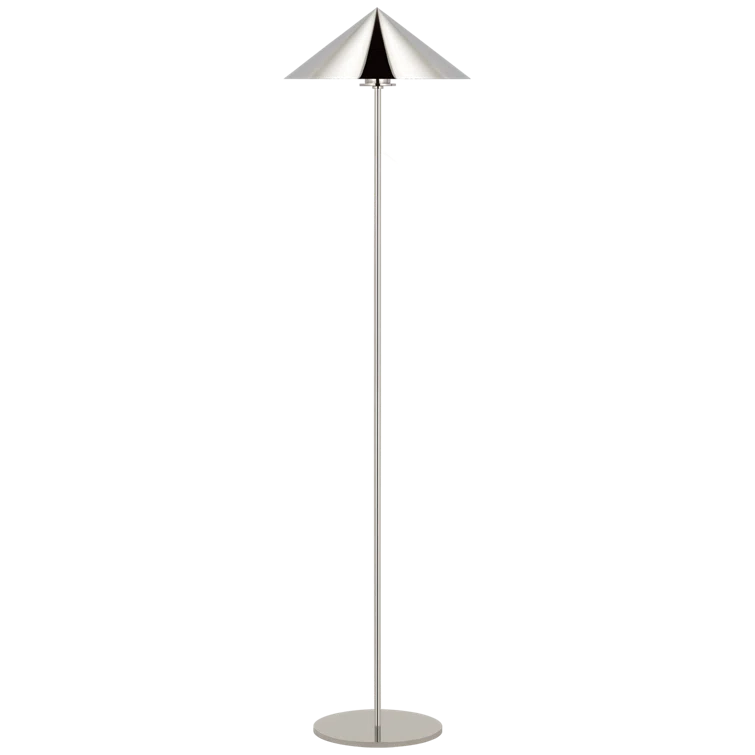 Thierry Floor Lamp - Polished Nickel