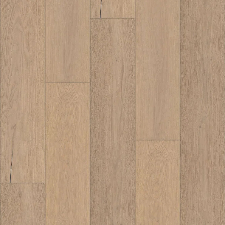 Third Avenue Oak 9.45-in W x 15 mm T x Varying Length Wire Brushed Engineered Hardwood Flooring