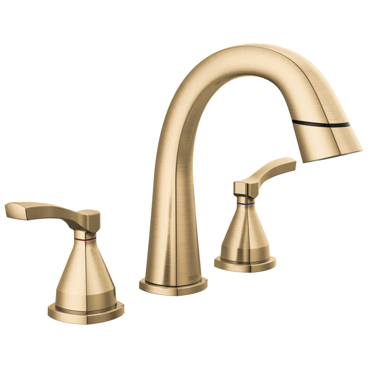 Stryke Widespread Bathroom Faucet with Drain Assembly and DIAMOND™ Seal Technology