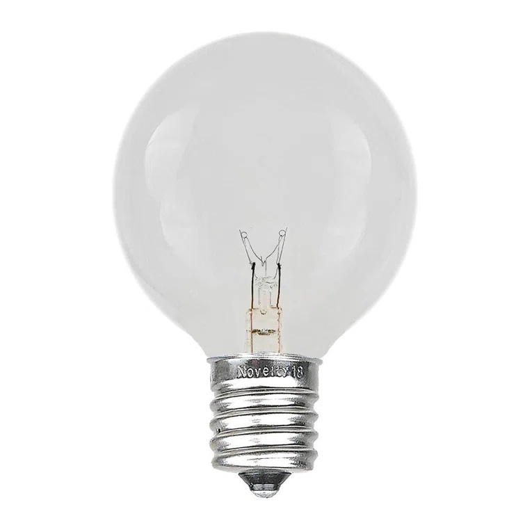 7 Watt C11 E17/Intermediate Dimmable Incandescent Bulb