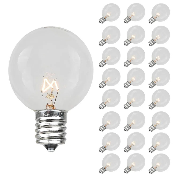 7 Watt C11 E17/Intermediate Dimmable Incandescent Bulb
