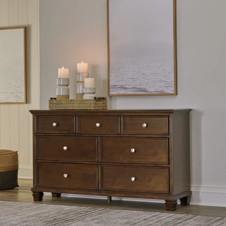 Charlton Home® Feli 62'' W 7 - Drawer Dresser