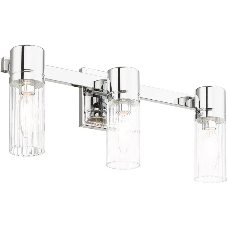 Livex Lighting Midtown 3 - Light Vanity in  Brushed Nickel