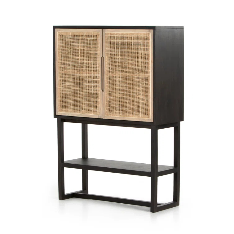 Yvette Woven Tall Cabinet (40")