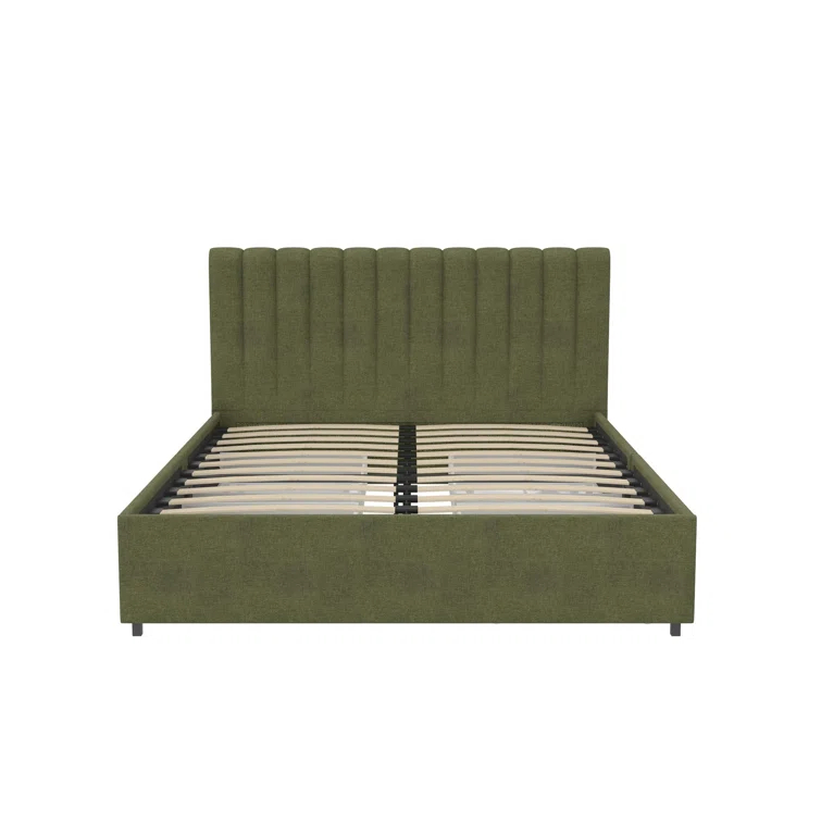 Brittany Upholstered Unfinished Platform Storage Bed