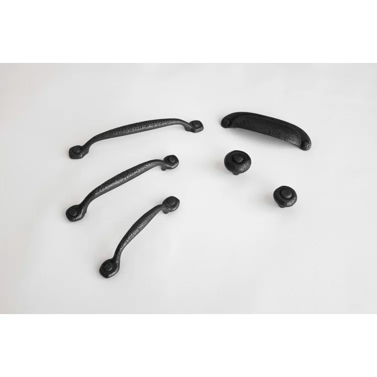 Refined Rustic Kitchen Cabinet Handles, Solid Core Drawer Pulls for Cabinet Doors, 3" & 3-3/4"(96mm)