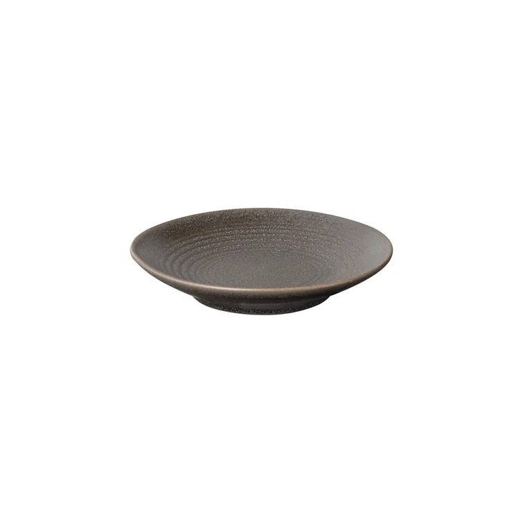 Espresso Ceramic Microwave-Safe Small Bread Plate