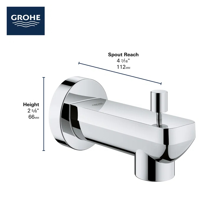 Lineare Deck Mounted Tub Spout
