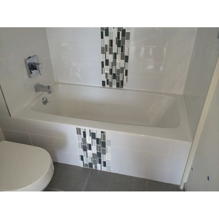 Regan 72'' x 32'' Alcove / Tile In Soaking Acrylic Bathtub