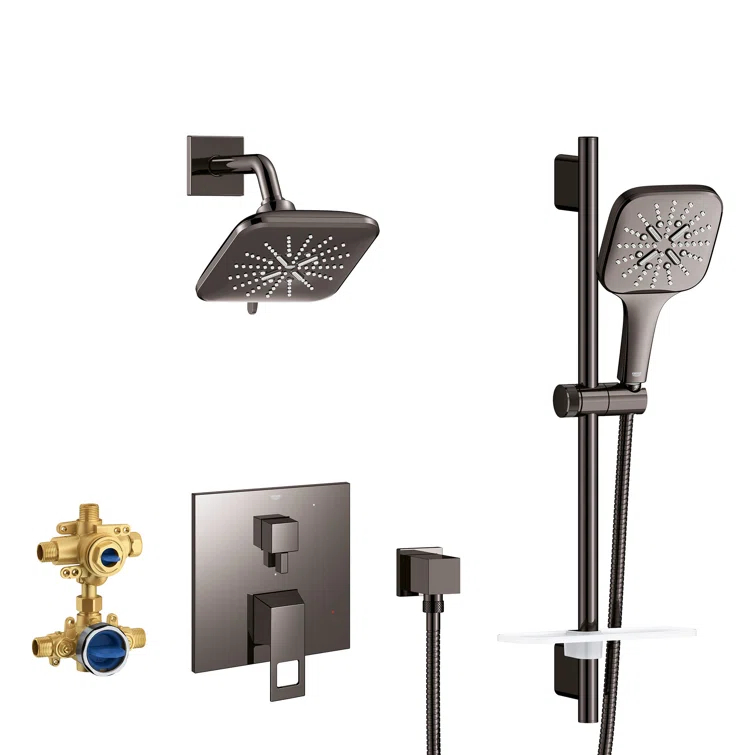 GROHE Eurocube Pressure Balance Rain Shower Set 29433A00