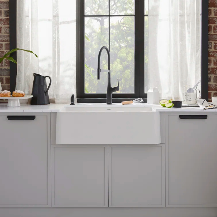 Ikon SILGRANIT 30" L x 19" W Farmhouse Sink